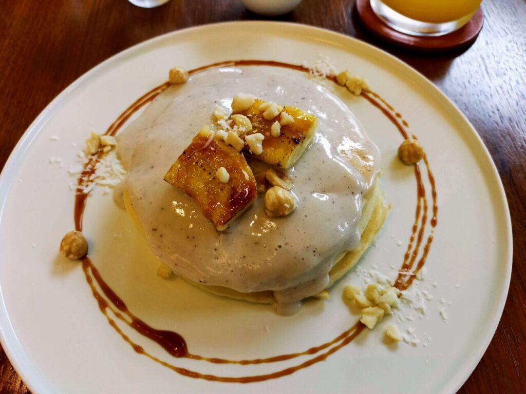 ハレクラニ沖縄のレストラン「シルー」のパンケーキ